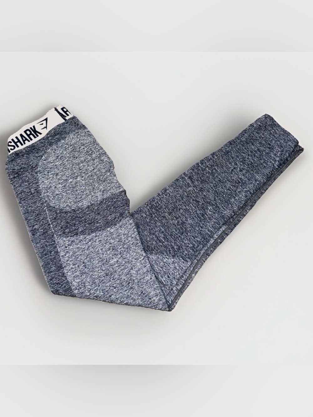 Gymshark Low Rise Pants Womens Medium Blue Dry Moisture Management Leggings 7/8